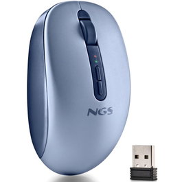 NGS Ratón Ergonómico Inalámbrico Fog Dual FOGDUALBLUE Azul